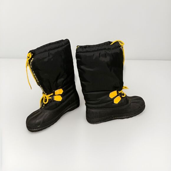 Sorel Black Insulated Lined Winter Snow Boots Men’s 6 Women’s 7.5 Waterproof - Picture 5 of 8